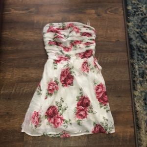 Delia’s Small Strapless Rose Dress